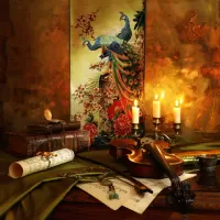 Пазл При свечах