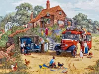 Пазл Приезд автолавки