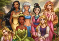 Пазл принцесса