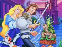 Пазл принцесса лебедь