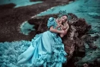 Пазл Принцесса в голубом