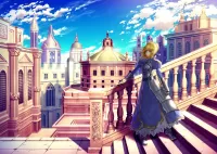 Пазл Принцесса в городе