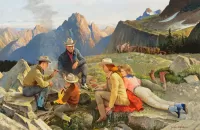 Пазл Привал в горах