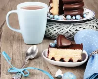 Пазл Какао и пирожное