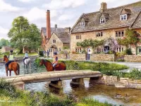 Пазл Прогулка на лошадях