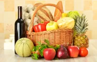 Пазл Провиант в корзине