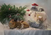 Пазл Провожая год свиньи