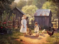 Пазл Птичий двор