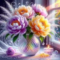 Пазл Пушистый букет