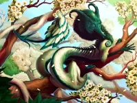 Пазл Пушистый дракон