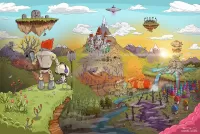 Пазл Пёстрый мир