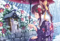 Пазл Кроличий домик