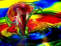 Пазл Радуга на воде