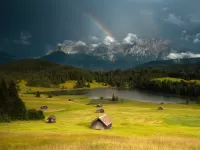 Пазл Радуга в горах