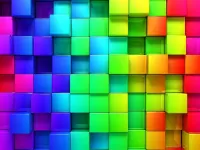 Пазл Радужные кубики