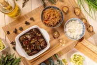 Пазл Рагу с рисом и лапшой 