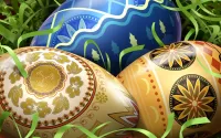 Пазл Расписные яйца
