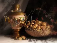 Пазл Расписной самовар