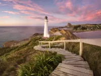 Пазл Рассвет на маяке