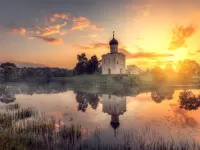 Пазл Рассвет на Нерли