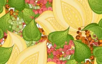 Пазл Растительный узор