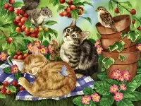 Пазл Разговор под вишней