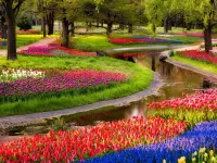 Пазл Речка в парке