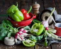Пазл Редиска и перец