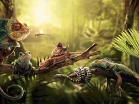 Пазл Рептилии