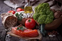 Пазл Рыба и овощи