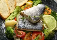 Пазл Рыба и овощи 