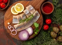 Пазл Рыба с лимоном 