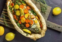 Пазл Рыба в пергаменте