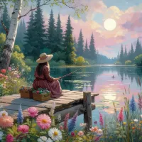 Пазл Рыбачка