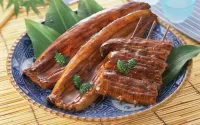 Пазл рыбное блюдо