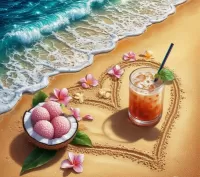 Пазл Рисунок на песке