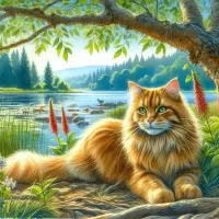 Пазл Рыжий кот