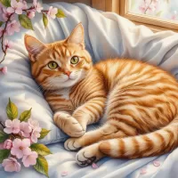 Пазл Рыжий кот 