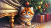 Пазл Рыжий котенок