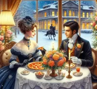 Пазл Романтический ужин