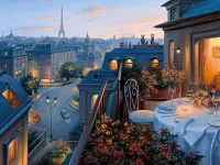 Пазл Романтический ужин