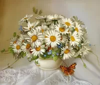 Пазл Ромашки