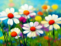 Пазл Ромашки