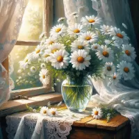 Пазл Ромашки