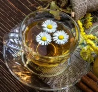 Пазл Ромашковый чай