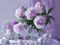 Пазл Роскошь пионов