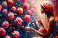 Пазл Розы