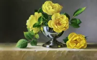 Пазл Розы цвета солнца