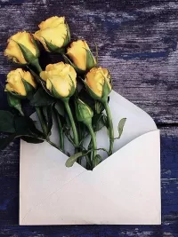 Пазл Розы в конверте