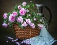 Пазл Розовые розы